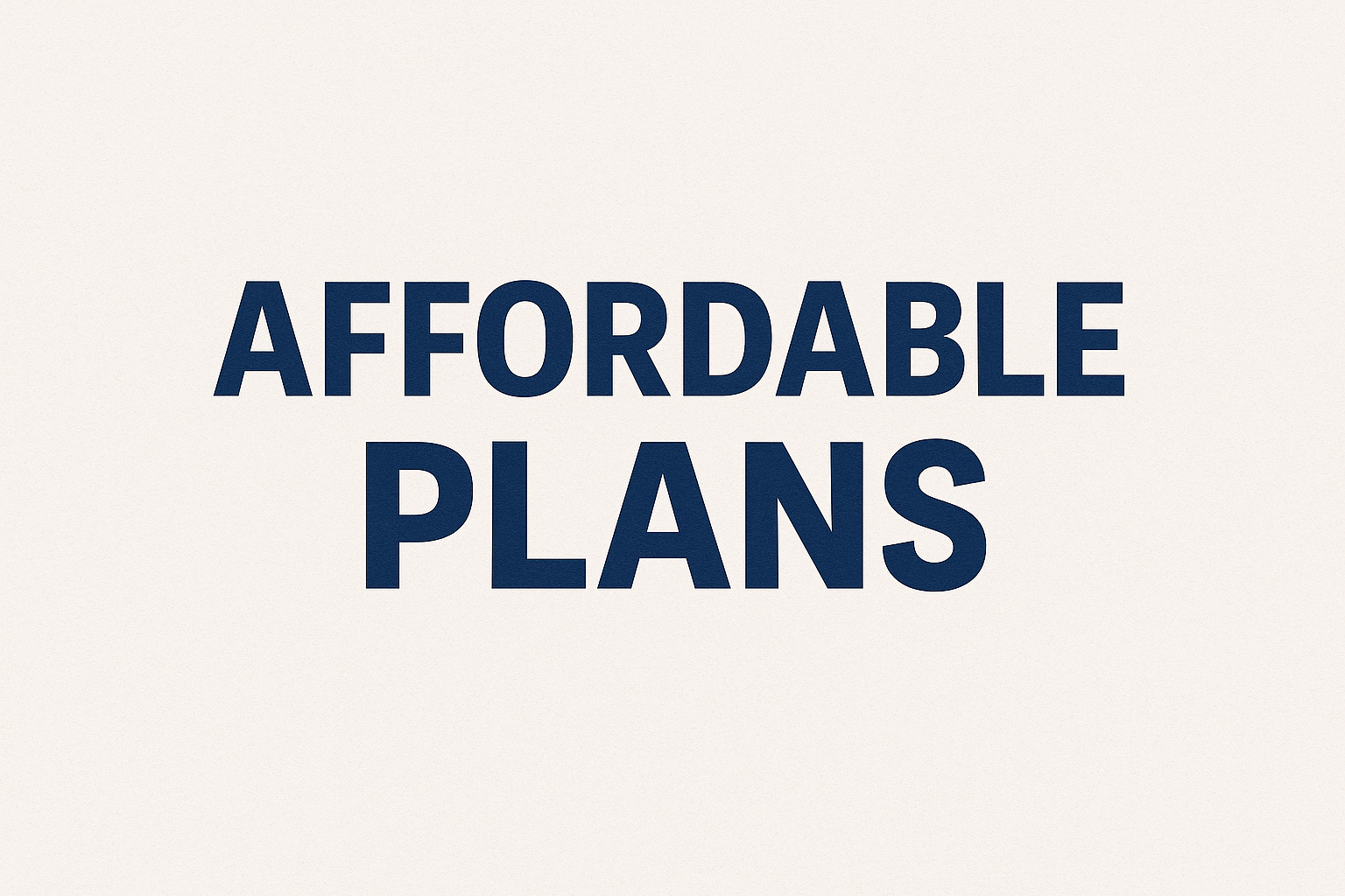 Affordable Pricing