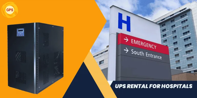 UPS rental for hospitals and healthcare power backup